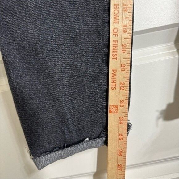 BP‎ DISTRESSED MOM JEANS BLACK 26 GRUNGE - Picture 10 of 16